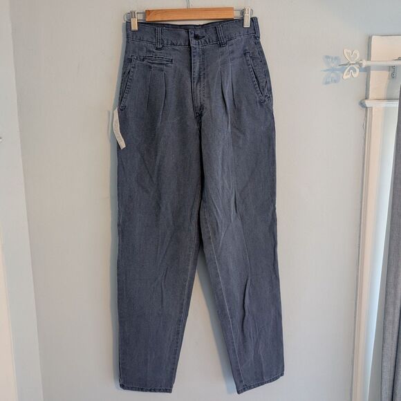 NWT Vintage 90s Avon Denim Trousers High Rise Mom Jeans Deadstock Size 9 - Picture 2 of 10